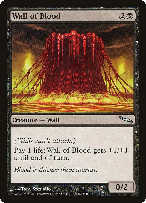 Wall of Blood · Mirrodin 82/306