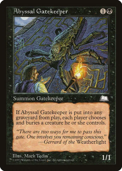 Abyssal Gatekeeper · Weatherlight 59/167