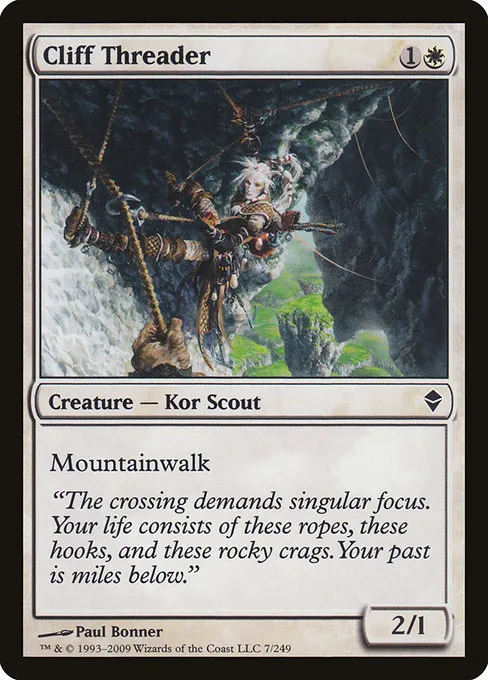 Cliff Threader · Zendikar 7/269