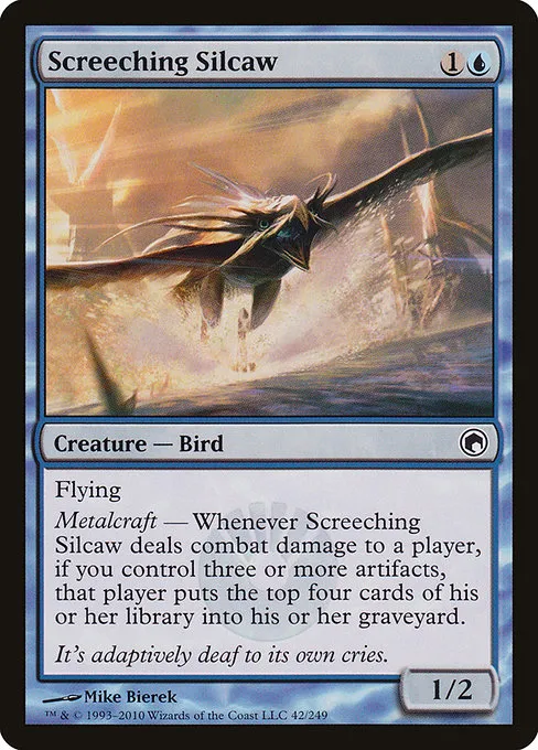 Screeching Silcaw · Scars of Mirrodin 42/249