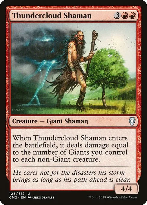Thundercloud Shaman · Commander Anthology Volume II 123/312