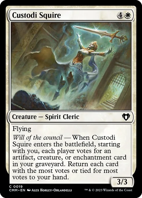 Custodi Squire · Commander Masters 19/1067