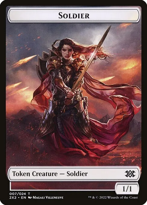 Soldier · Double Masters 2022 Tokens 7/24