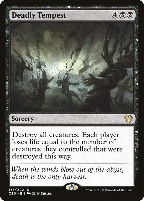Deadly Tempest · Commander 2020 131/322