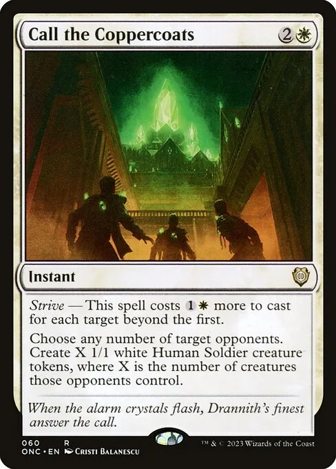 Call the Coppercoats · Phyrexia: All Will Be One Commander 60/174
