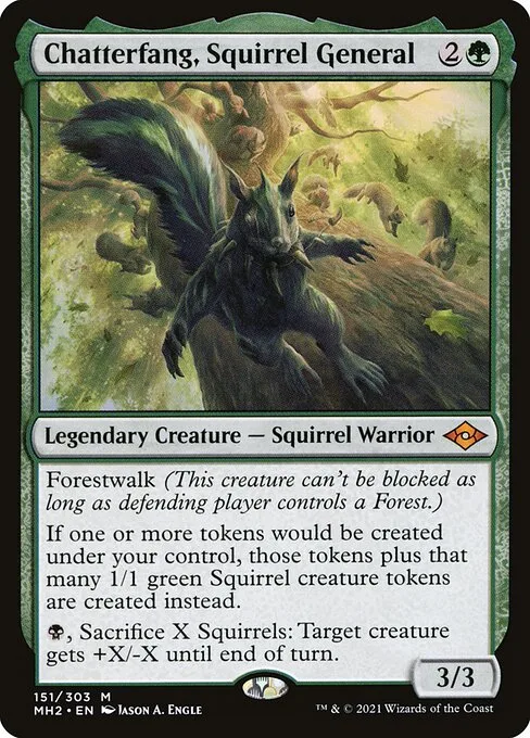 Chatterfang, Squirrel General · Modern Horizons 2 151/493