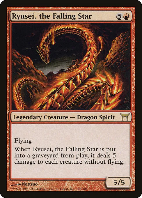 Ryusei, the Falling Star · Champions of Kamigawa 185/307