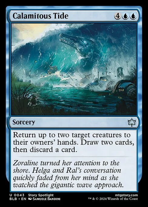 Calamitous Tide · Bloomburrow 43/398