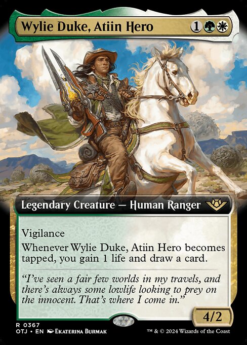 Wylie Duke, Atiin Hero · Outlaws of Thunder Junction 367/374