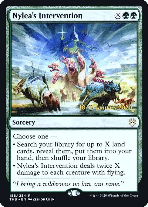 Nylea's Intervention · Theros Beyond Death Promos 188s/137
