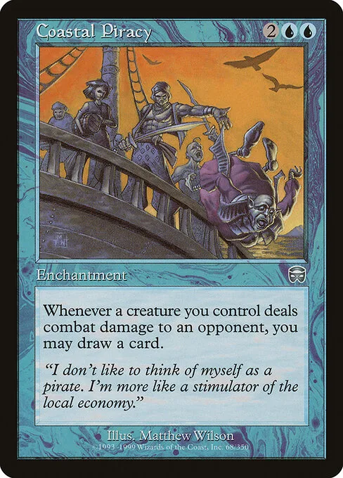 Coastal Piracy · Mercadian Masques 68/350