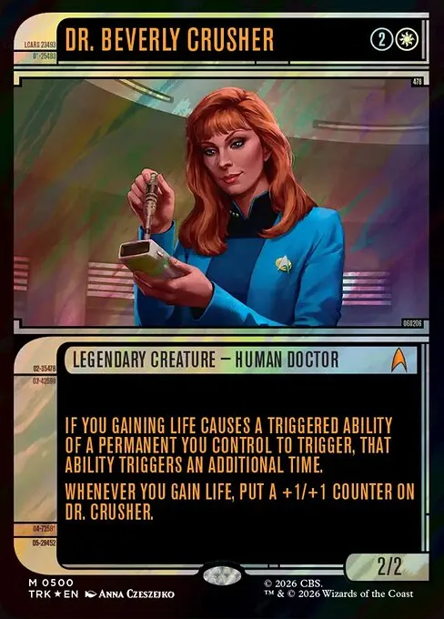 Dr. Beverly Crusher · Star Trek 500