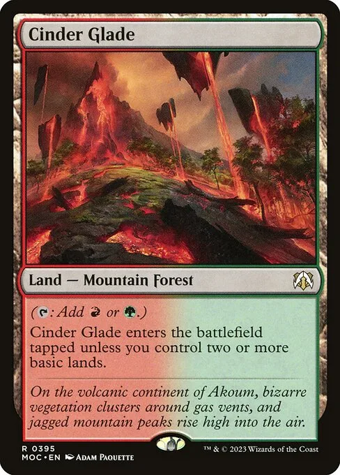 Cinder Glade · March of the Machine Commander 395/450