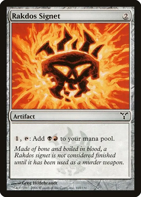 Rakdos Signet · Dissension 165/180