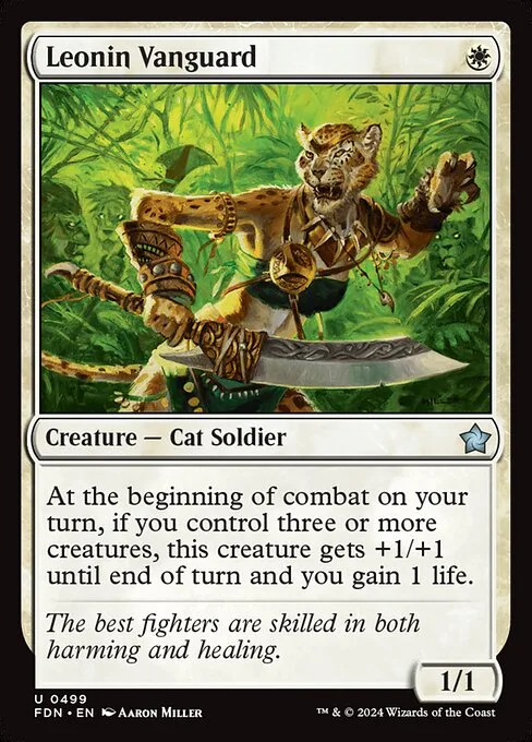 Leonin Vanguard · Foundations 499/771