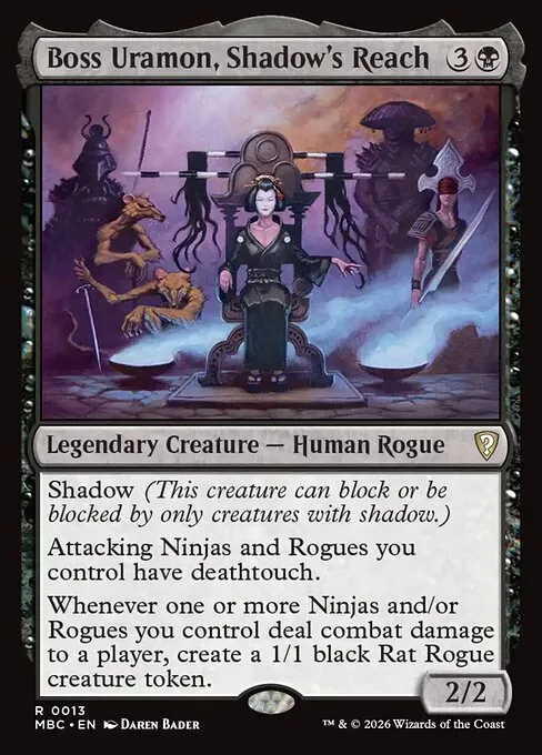 Boss Uramon, Shadow's Reach · Mystery Booster: Commander Edition 13/2