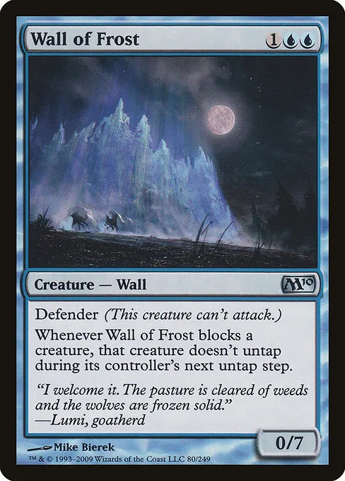 Wall of Frost · Magic 2010 80/249