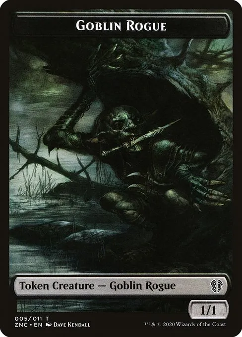 Goblin Rogue · Zendikar Rising Commander Tokens 5/11