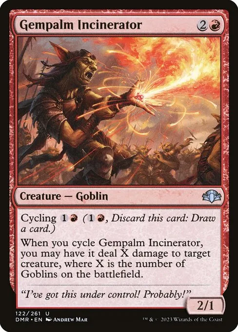 Gempalm Incinerator · Dominaria Remastered 122/457