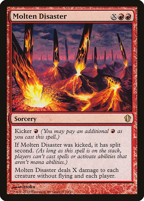 Molten Disaster · Commander 2013 117/356