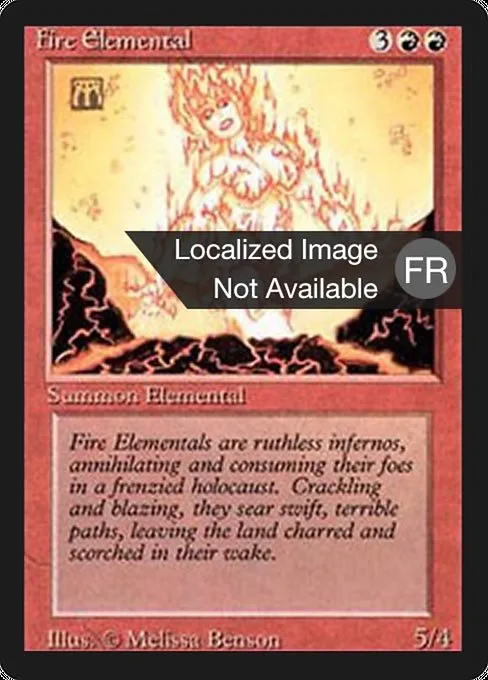 Fire Elemental · Foreign Black Border 149/307
