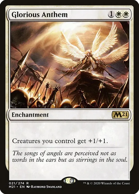 Glorious Anthem · Core Set 2021 21/397