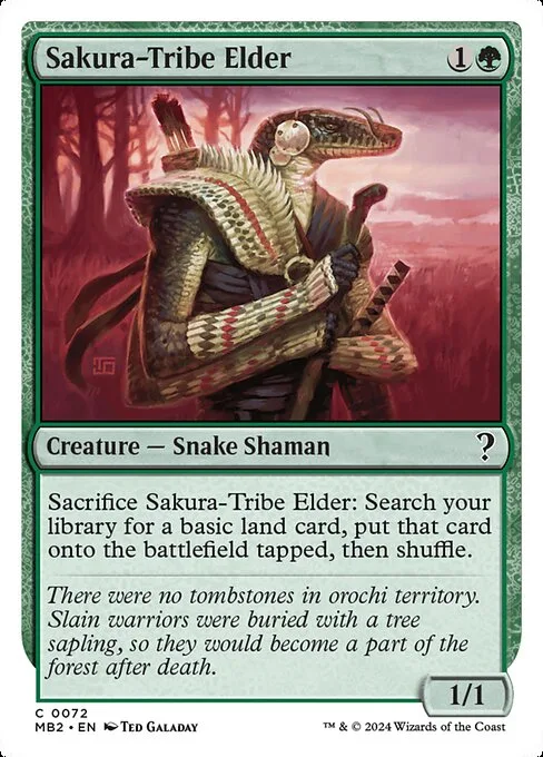 Sakura-Tribe Elder · Mystery Booster 2 72/385