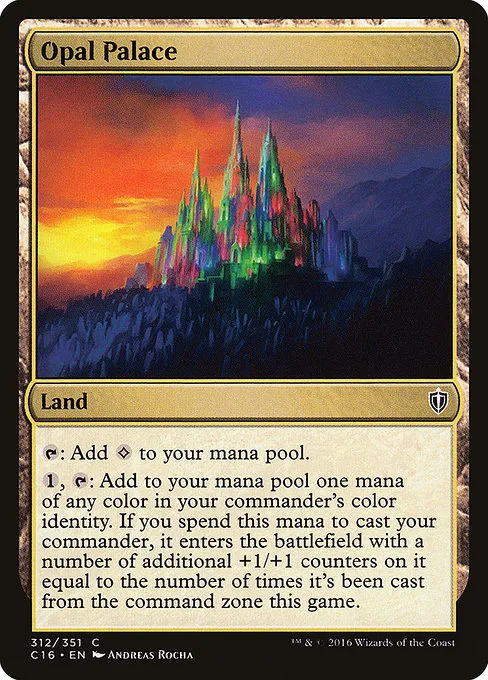Opal Palace · Commander 2016 312/351