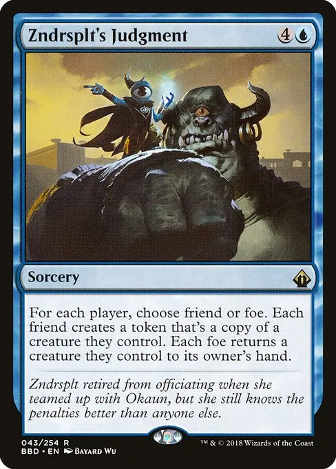 Zndrsplt's Judgment · Battlebond 43/256