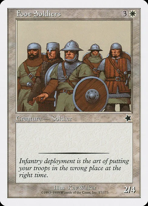 Foot Soldiers · Starter 1999 17/173