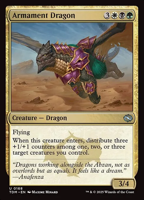 Armament Dragon · Tarkir: Dragonstorm 168/427