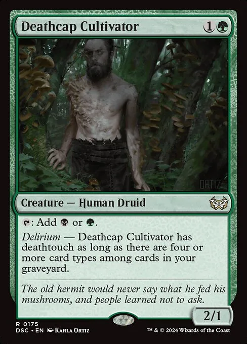 Deathcap Cultivator · Duskmourn: House of Horror Commander 175/373