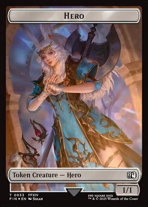 Hero · Final Fantasy Tokens 33/37