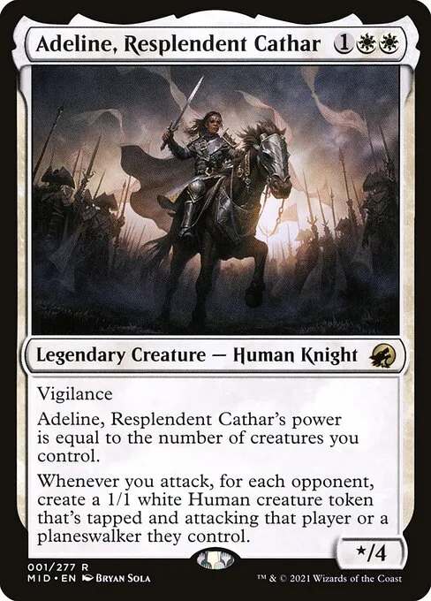 Adeline, Resplendent Cathar · Innistrad: Midnight Hunt 1/399