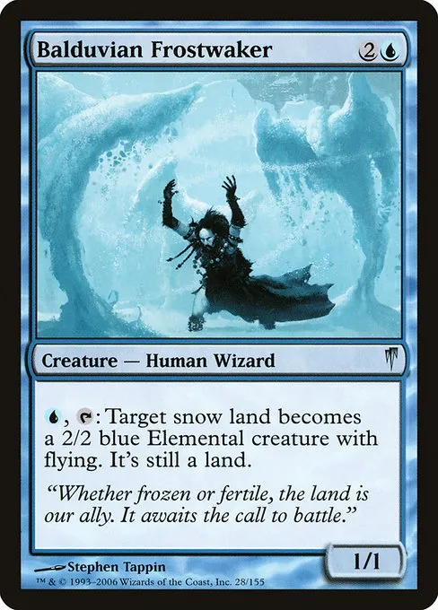Balduvian Frostwaker · Coldsnap 28/155