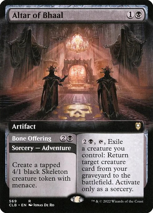 Altar of Bhaal // Bone Offering · Commander Legends: Battle for Baldur's Gate 569/936