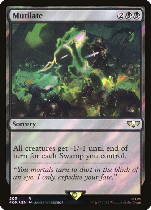 Mutilate · Warhammer 40,000 Commander 203★/617