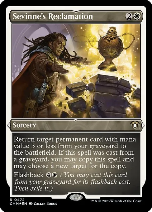 Sevinne's Reclamation · Commander Masters 472/1067