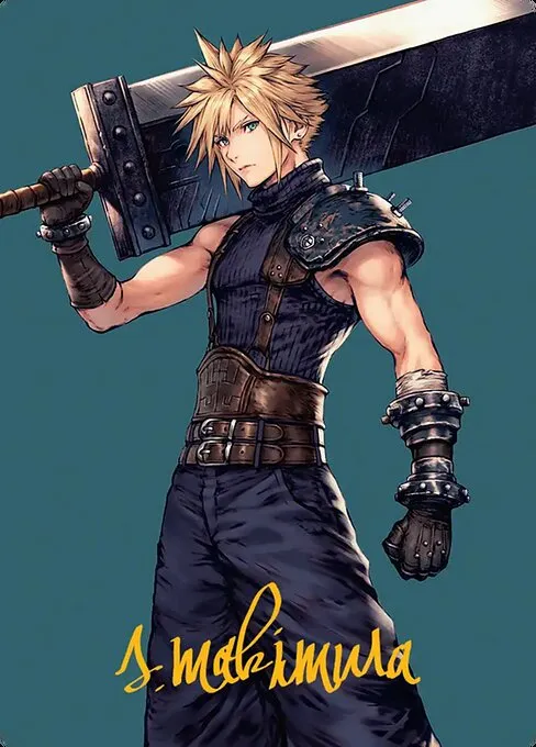 Cloud, Ex-SOLDIER // Cloud, Ex-SOLDIER · Final Fantasy Art Series 50/53