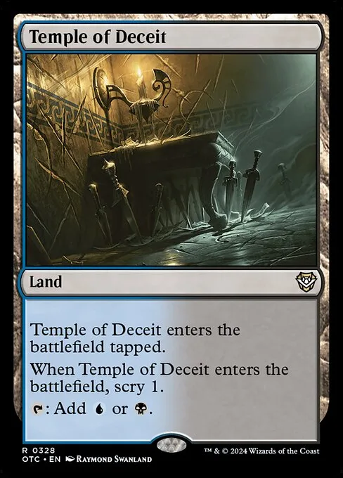 Temple of Deceit · Outlaws of Thunder Junction Commander 328/342