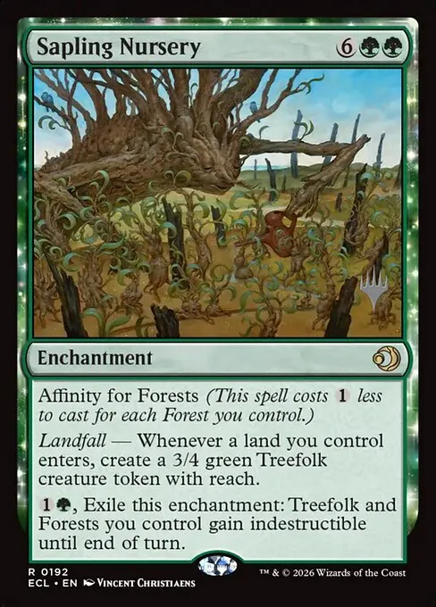 Sapling Nursery · Lorwyn Eclipsed Promos 192p/87