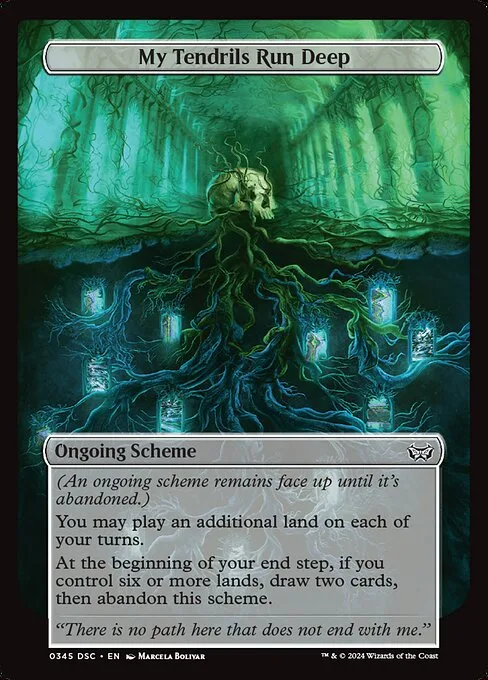 My Tendrils Run Deep · Duskmourn: House of Horror Commander 345/373