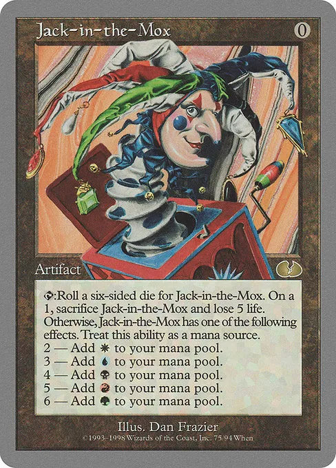 Jack-in-the-Mox · Unglued 75/88