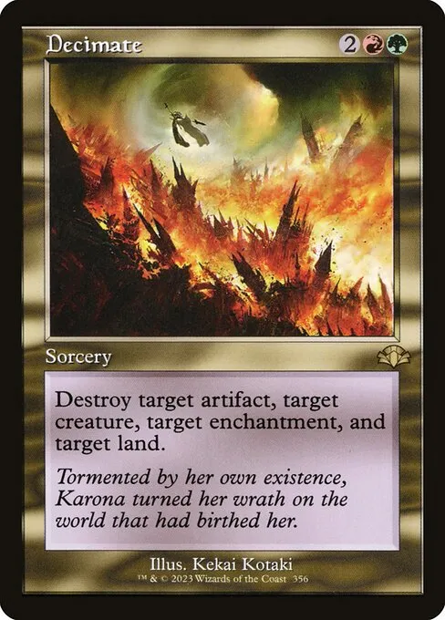 Decimate · Dominaria Remastered 356/457