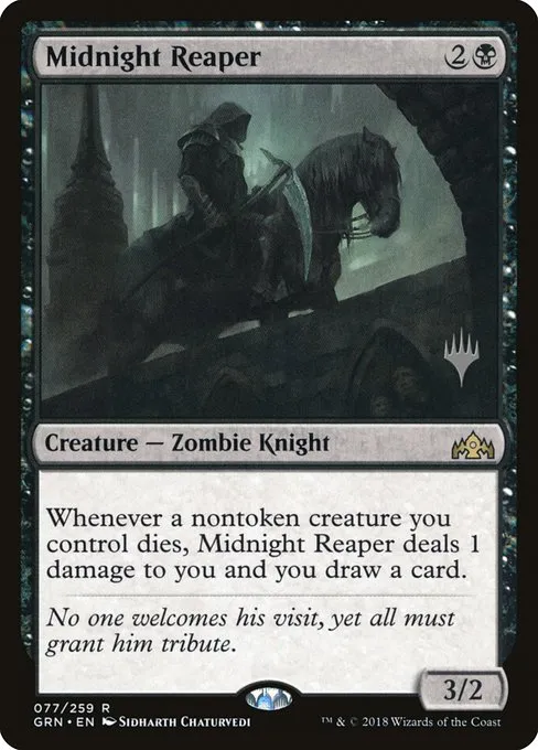 Midnight Reaper · Guilds of Ravnica Promos 77p/84