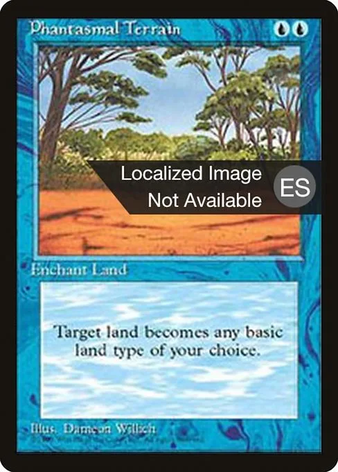 Phantasmal Terrain · Fourth Edition Foreign Black Border 89/378