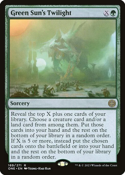 Green Sun's Twilight · Phyrexia: All Will Be One 169/479