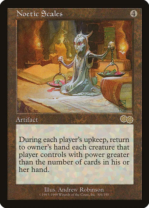 Noetic Scales · Urza's Saga 304/357