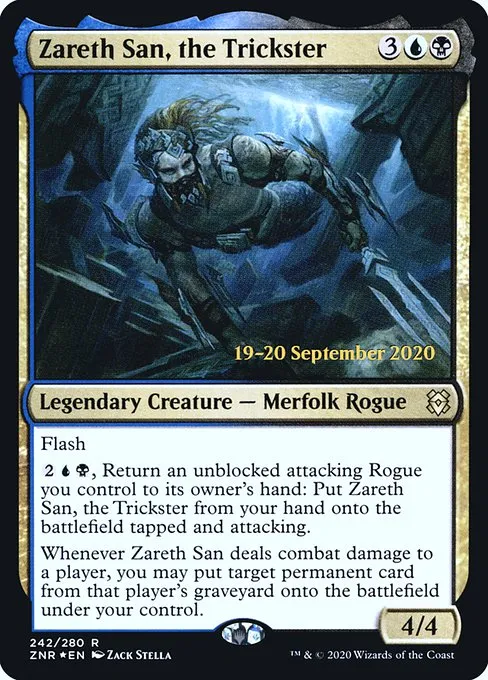 Zareth San, the Trickster · Zendikar Rising Promos 242s/153