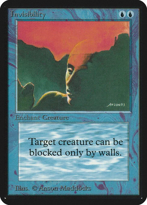 Invisibility · Limited Edition Alpha 59/295